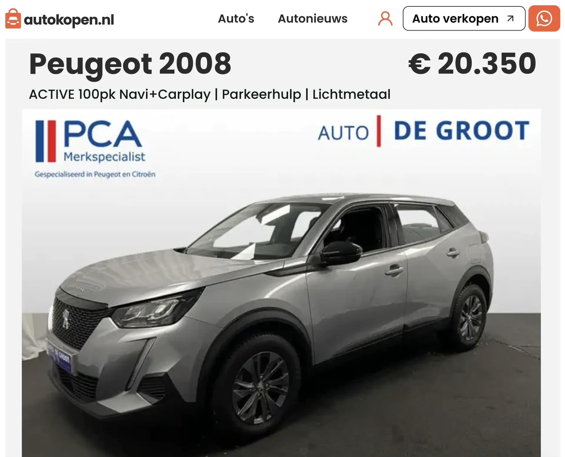 Twee populaire compacte SUV's tegenover elkaar; de T-Roc en de 2008