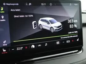 Škoda Enyaq iV 80 Sportline 204pk SOH 94% Camera Stoelverwarming Memory Keyless Navigatie Panoramadak thumbnail 31