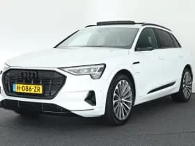 Audi E-tron e-tron 55 408pk quattro advanced 95 kWh SOH 91% Trekhaak 360Camera Cameraspiegels B&O Leder Keyless Head-Up Memory Panoramadak Navigatie