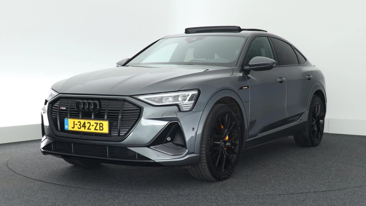 Audi E-tron Sportback 55 408pk quattro S edition 95 kWh SOH 93% Camera B&O Luchtvering Memory Panoramadak Virtual Cockpit Navigatie S-Line — foto 1