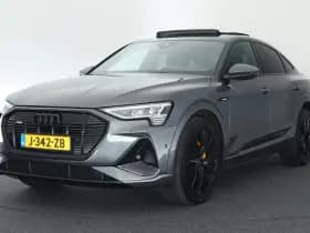 Audi E-tron Sportback 55 408pk quattro S edition 95 kWh SOH 93% Camera B&O Luchtvering Memory Panoramadak Virtual Cockpit Navigatie S-Line