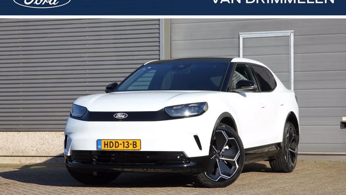 Ford Capri Extended Range RWD 77kWh 286pk Premium Frozen white — foto 1