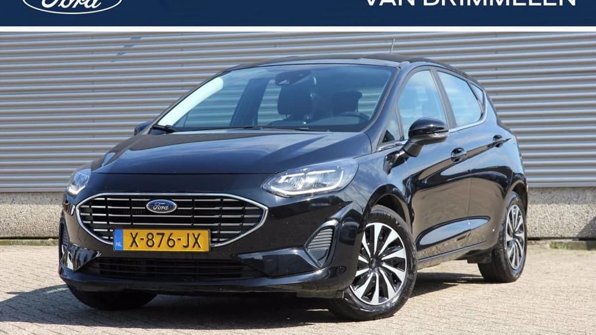 Ford Fiesta 1.0 EcoBoost Hybrid 125pk Titanium 'Agate Black Metallic' Agate Black Metallic — foto 1