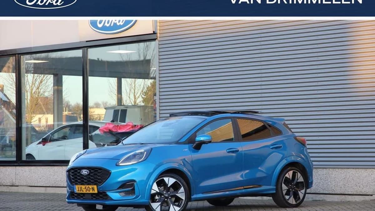 Ford Puma 1.0i Ecoboost Hybrid 125pk ST-Line X | B&O Audio | Driver Assistance Pack | Winterpack Digital Aqua Blue — foto 1