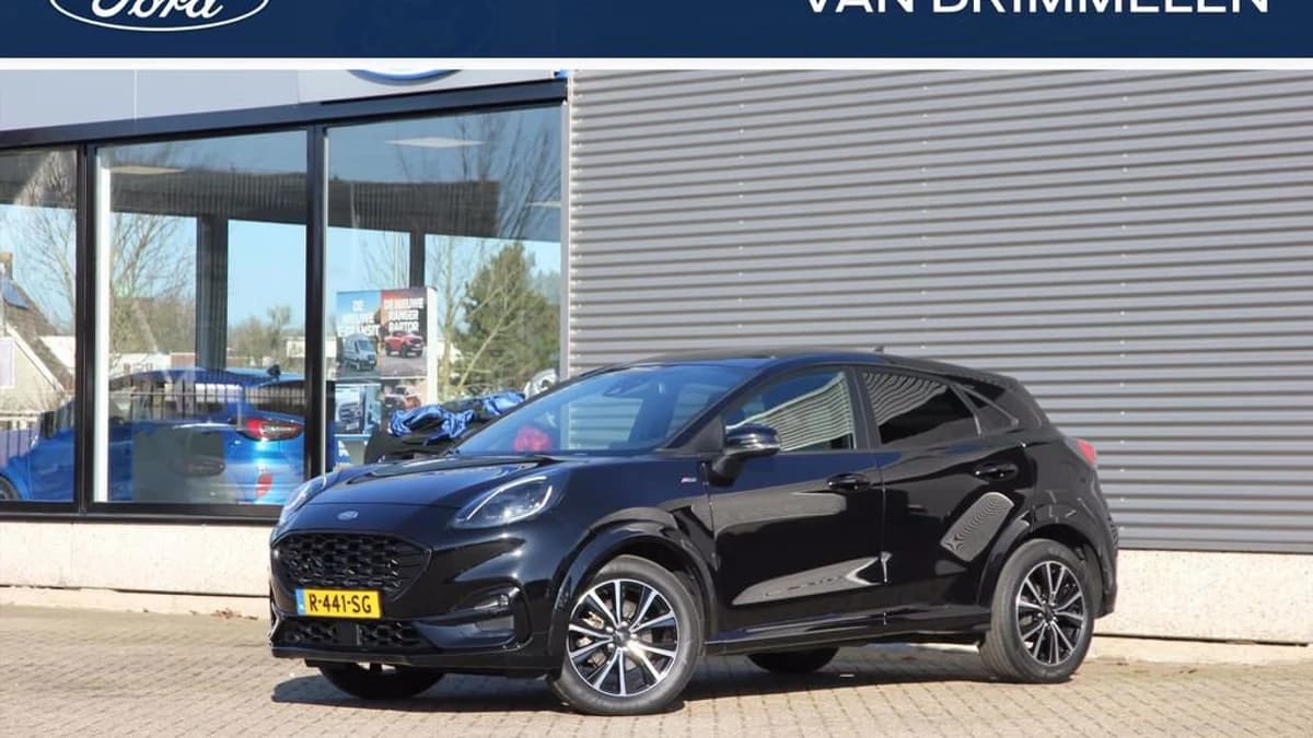 Ford Puma 1.0i Ecoboost Hybrid 125pk ST-Line | Winter Pack | 1e eigenaar | Nederlandse Auto Agate Black Metallic — foto 1