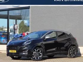 Ford Puma 1.0i Ecoboost Hybrid 125pk ST-Line X | Zilver dak | Dealer onderhouden | B&O Audio | Winterpack | Do Agate Black Metallic