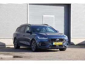 Ford Focus Wagon Hybrid 125pk ST-Line | Adaptive Cruise | Winter Pack | Rijklaarprijs! Chrome Blue Metallic thumbnail 3