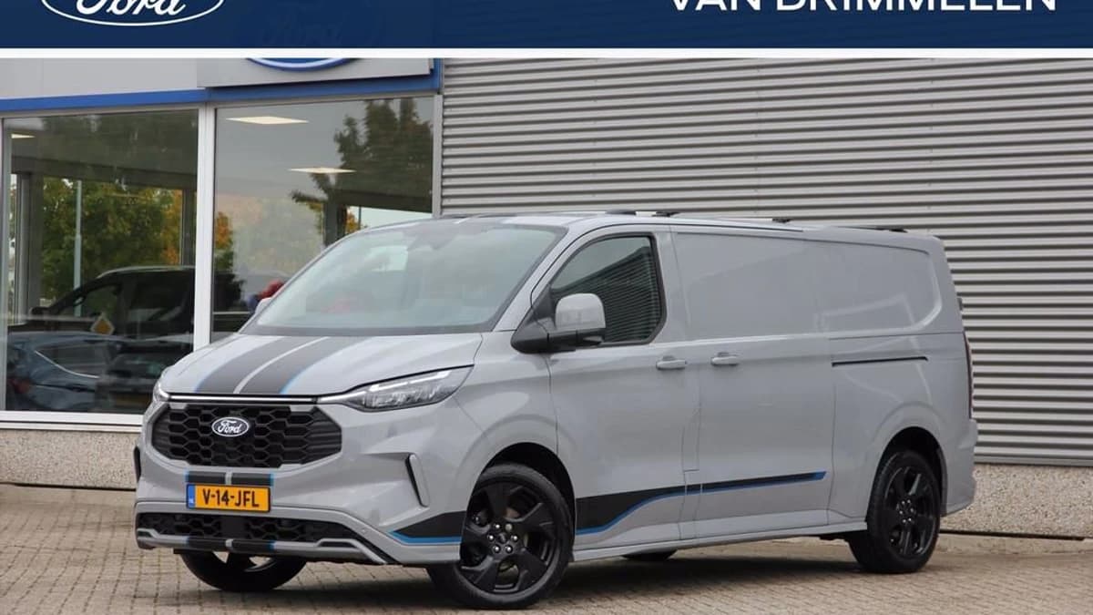 Ford Transit Custom 170pk L2 AUT SPORT 'Grey Matter' | 5 jaar GAR | NL | inklapbare trekhaak | inkl. imperiaal | Driver Grey — foto 1