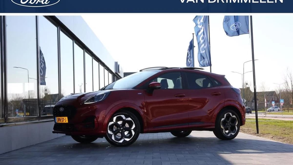 Ford Puma 1.0i Ecoboost Hybrid 125pk Aut rood — foto 1