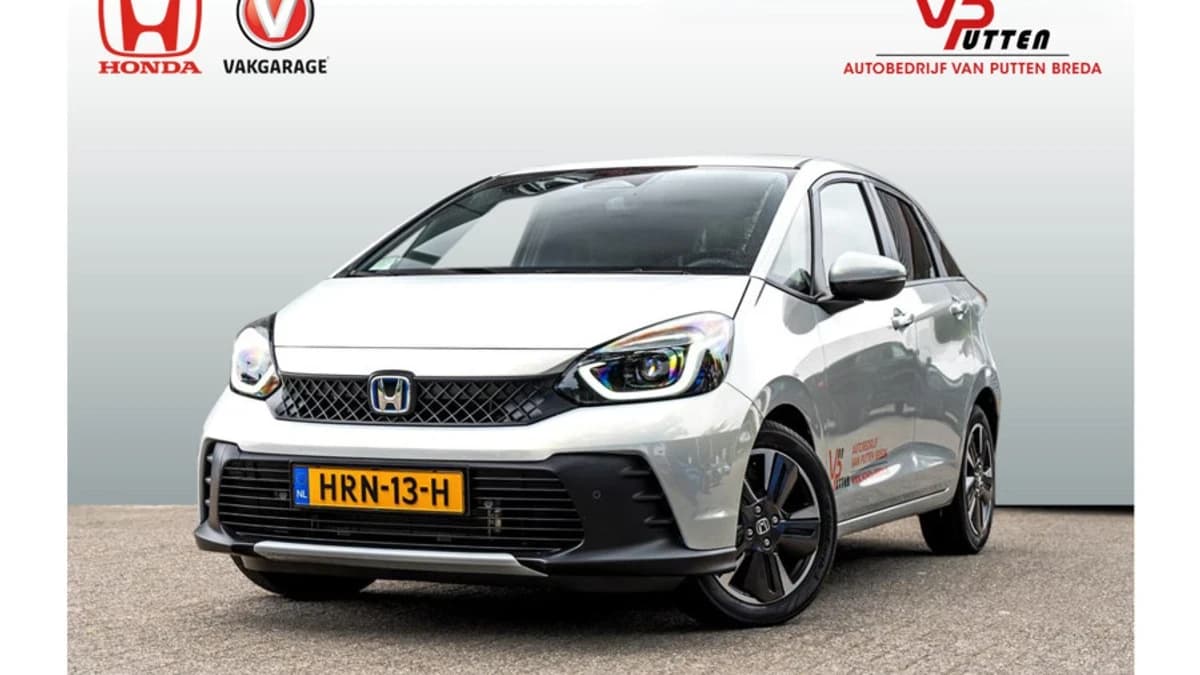 Honda Jazz 1.5 Full Hybrid Advance | Premium Sunlight Silver | NL auto | verwarmd stuurwiel | Adaptieve cruise control | stoelverwarming | — foto 1