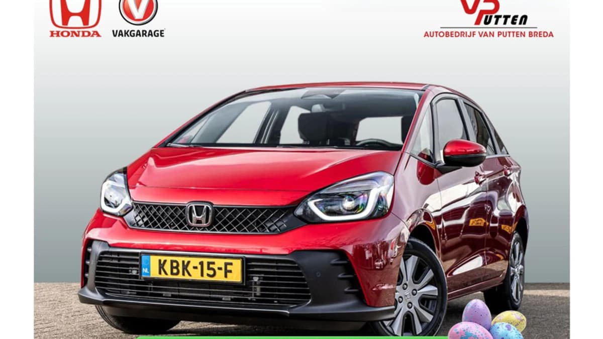 Honda Jazz 1.5 Full Hybrid Elegance Automaat | 8 jaar garantie | Premium Crystal Red Metallic | Stoelverwarming | Navigatie | Adaptieve cru — foto 1