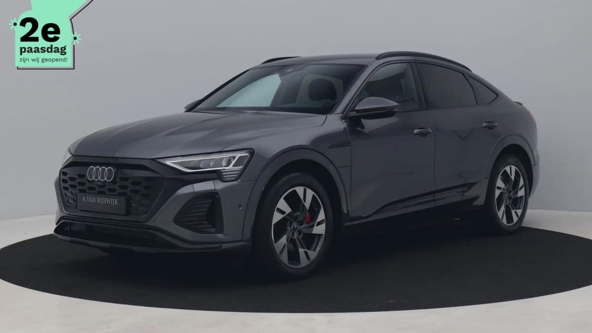 Audi Q8 sportback e tron 50 quattro s edition 95 kwh 360 sfeerverl luchtv keyless stoelverw — foto 1