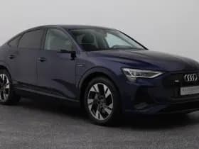 Audi E-tron tron sportback 50 quattro s edition 71 kwh camera keyless luchtvering stoelverwarming thumbnail 2
