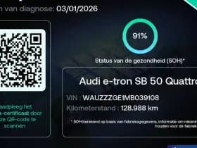 Audi E-tron tron sportback 50 quattro s edition 71 kwh camera keyless luchtvering stoelverwarming thumbnail 4