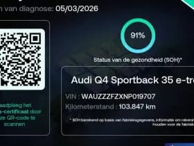 Audi Q4 sportback e tron 35 launch edition 55 kwh carplay stoelverwarming thumbnail 4