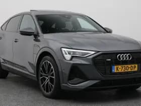 Audi E-tron tron sportback 50 quattro s edition 71 kwh pano camera luchtvering stoelverw trekhaak thumbnail 2