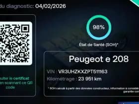 Peugeot E-208 208 ev active 50 kwh carplay thumbnail 4