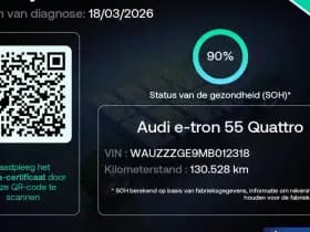 Audi E-tron tron 55 quattro business edition 95 kwh navi memory luchtvering thumbnail 4