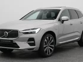 Volvo XC60 2 0 t6 plug in hybrid awd ultra dark long range pano 360 adaptive h k memory stoel en stuurverw trekhaak