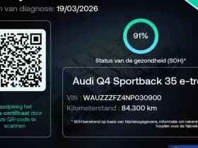 Audi Q4 sportback e tron 35 launch edition advanced 55 kwh carplay stoelverwarming thumbnail 4