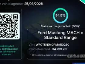 Ford Mustang mach e 75 kwh 360 adaptive b o keyless stoel en stuurverw thumbnail 4