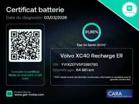 Volvo XC40 recharge plus 70 kwh camera keyless thumbnail 4