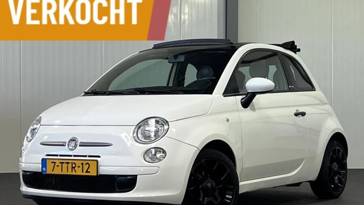 Fiat 500 C 0.9 TwinAir Lounge [ trekhaak airco half-leder ] — foto 1