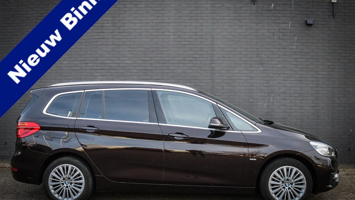 BMW 2 Serie Gran Tourer 218i 7p. High Executive Net binnen - wordt nog showroom klaar gemaakt — foto 1