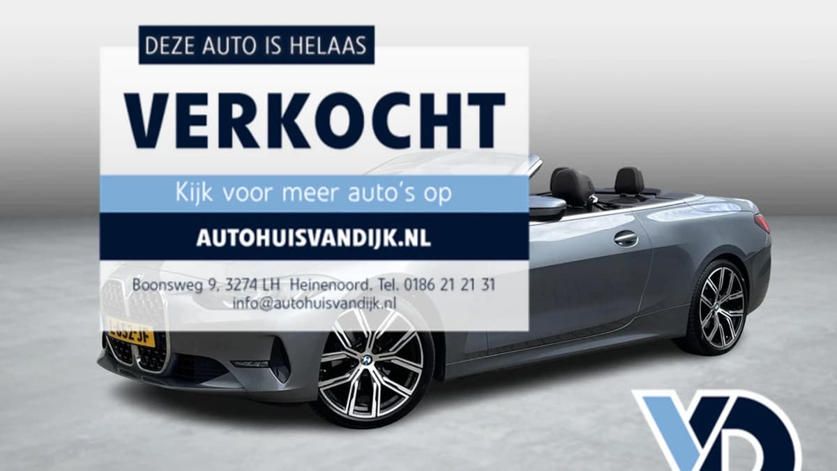 BMW 4 Serie Cabrio 420i High Executive — foto 1