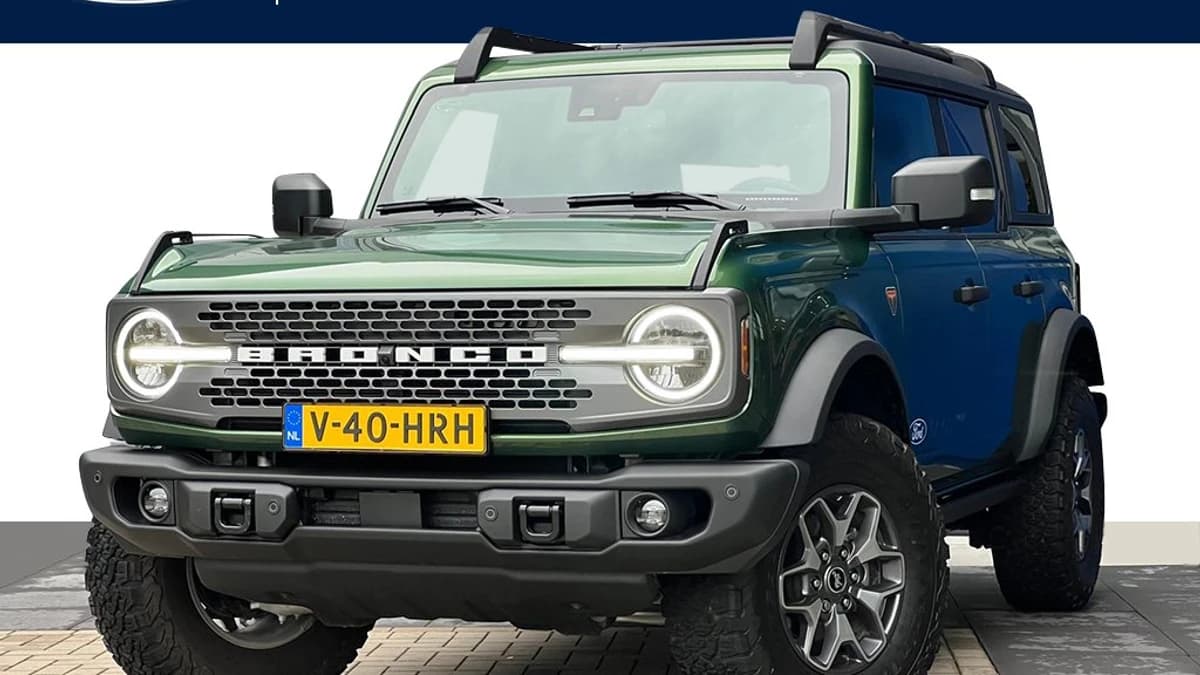 Ford Bronco 2.7 V6 335 PK BADLANDS | Grijs kenteken | Full Option | Napier SUV Tent — foto 1