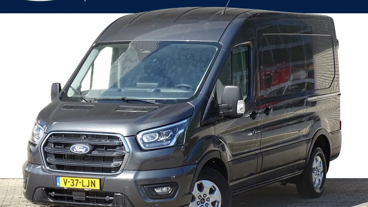 Ford Transit L2H2 350 2.0 TDCI 165pk Limited | Trekhaak | Dubbele schuifdeur | Bijrijdersstoel | Stoel - stuurwielverw. | Blis | Adaptieve cruise. | Snel leverbaar! — foto 1