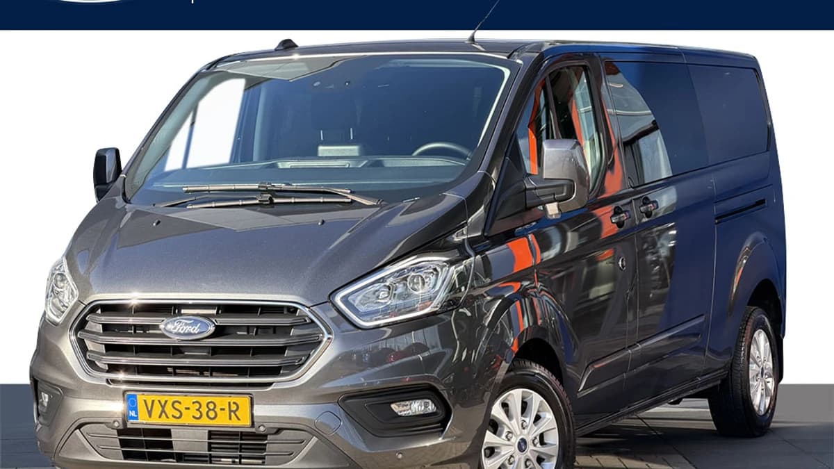 Ford Transit Custom 300 L2H1 2.0 TDCI 170pk Limited DC | Camera | Trekhaak | Bijrijdersstoel | 2x schuifdeur | Voorruitverw. — foto 1