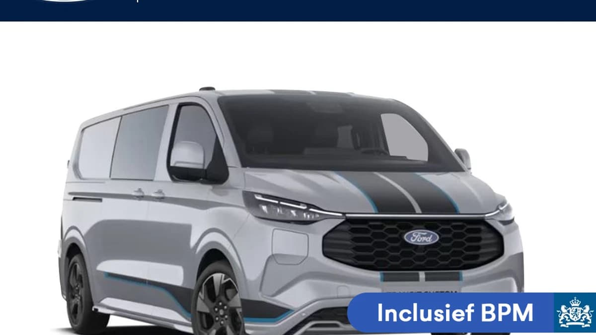 Ford Transit Custom 320 2.5 PHEV L2H1 Sport Dubbel Cabine — foto 1