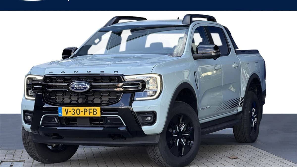 Ford Ranger Stormtrak Double Cab PHEV 281 PK | Binnenkort verwacht | 5 zitplaatsen | 3.500 KG Trekhaak | Chili Grey | — foto 1