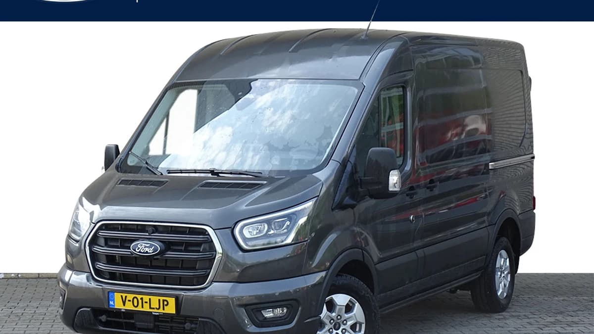 Ford Transit 350 L2H2 2.0 TDCI 165pk Limited Automaat Full Options | Dubbele Schuifdeur | Bijrijdersstoel | 360 Camera | Adaptieve Cruise. | Trekhaak | — foto 1