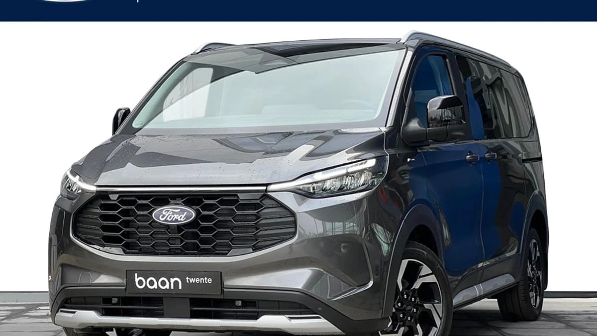 Ford Tourneo Custom 2.5 PHEV Active 233 PK | Elektrische schuifdeuren | 8 Persoons | Trekhaak | Panorama dak | B&O | Adaptive Cruise C. | — foto 1