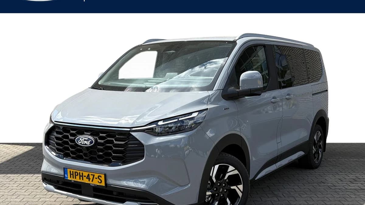 Ford Tourneo Custom 2.5 PHEV 233 PK L1H1 ACTIVE | 8 persoons | Elektr. schuifdeuren | Panorama dak | Trekhaak inklapbaar | Digitale spiegel | Stoelverw. achter — foto 1