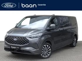 Ford Tourneo Custom 2.5 Plug-IN Hybrid 233 PK L2H1 Titanium X | Incl. BTW & BPM | 8 Persoons | Full Led Koplampen | Trekhaak Wegklapbaar | Blis | Adaptieve Cruise. | Elek. Schuifdeuren | Volledig Leder | Camera | Uit Voorraad Leverbaar