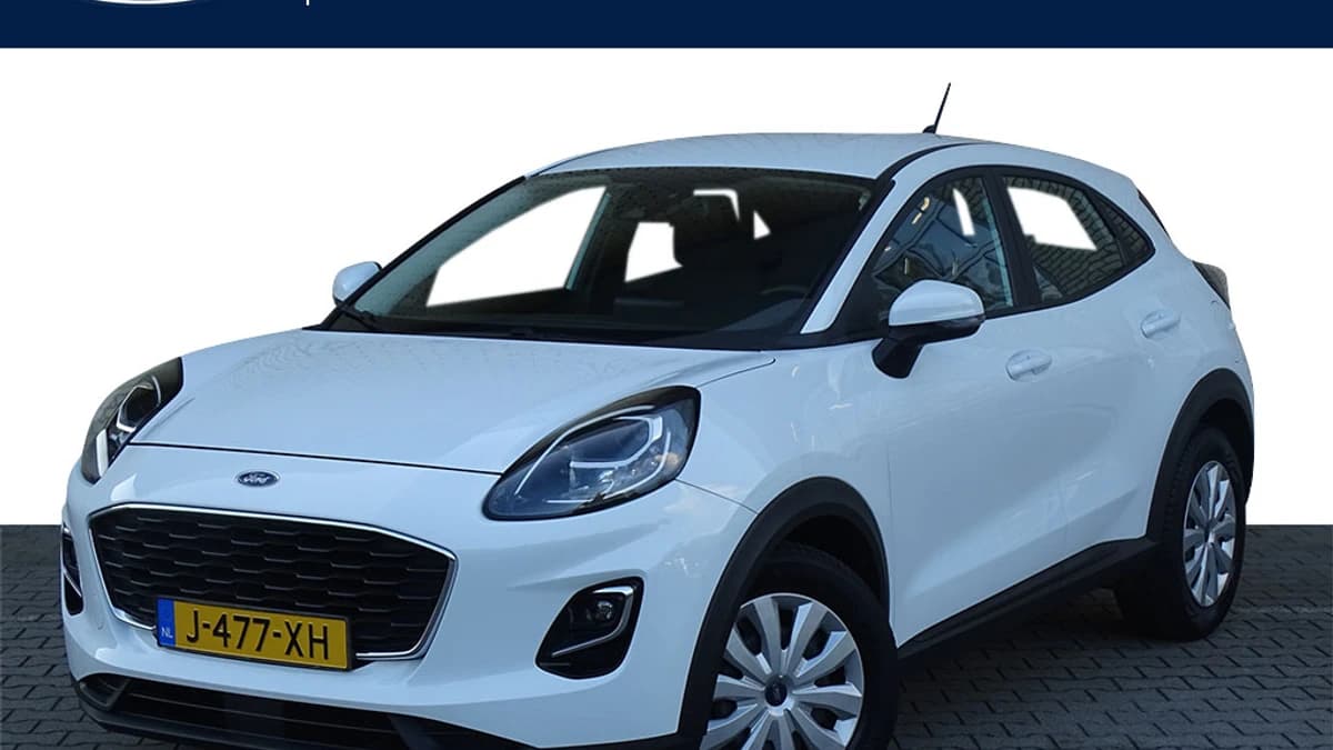 Ford Puma 1.0 Turbo 95pk Connected | Airco | Apple carplay | Cruise control | Frozen white | — foto 1