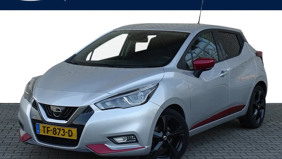 Nissan Micra 0.9 IG-T N-Connecta | N-Line | Silver met rood accenten | Camera | Pdc | Navigatie | Privacy Glass | Cruise. — foto 1