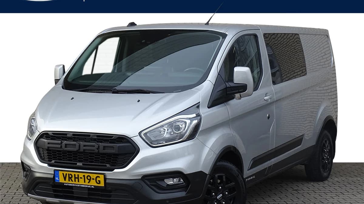 Ford Transit Custom 320 L2H1 2.0 TDCI 170pk Trail DC | Blis Dode Hoek | Camera | Trekhaak | Navigatie | Leder | Voorruitverw. | — foto 1
