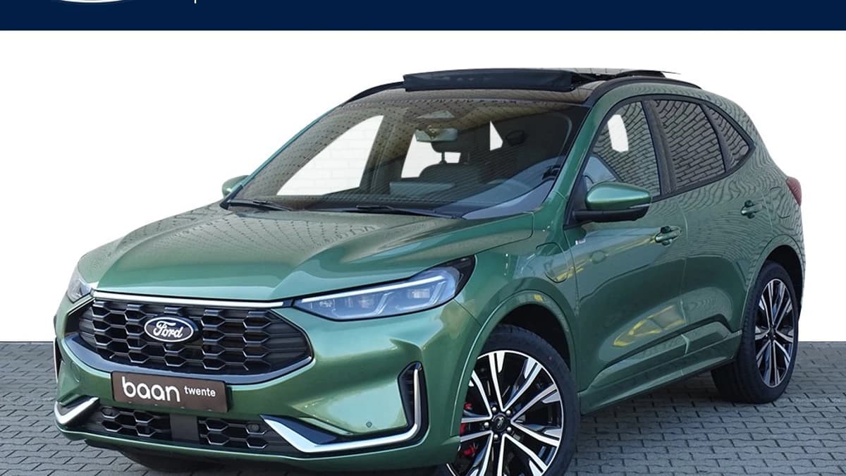 Ford Kuga 2.5 PHEV ST-Line X | Trekhaak wegkl. | Panorama dak | Matrix LED | Winter Pack | 20 inch | Bursting Green — foto 1