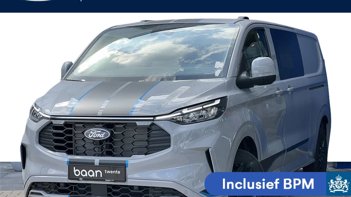 Ford Transit Custom 320 2.0 TDCI L2H1 170 PK Sport Automaat | Dubbel Cab. | 5-zits | 19 Inch | Trekh. wegkl. | 2x schuifdeur | Led | — foto 1