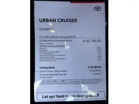 Toyota Urban Cruiser Dynamic 61 Kwh Demonstratie Auto ! thumbnail 5