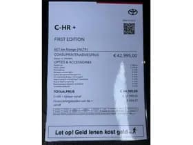 Toyota C-HR First Edition 77 Kwh Demonstratie Auto ! thumbnail 10