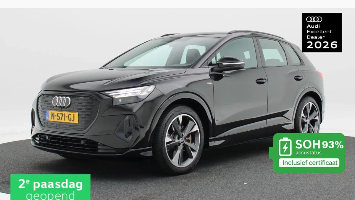 Audi Q4 e-tron 40 77 kWh 204 Pk Automaat S-Line — foto 1