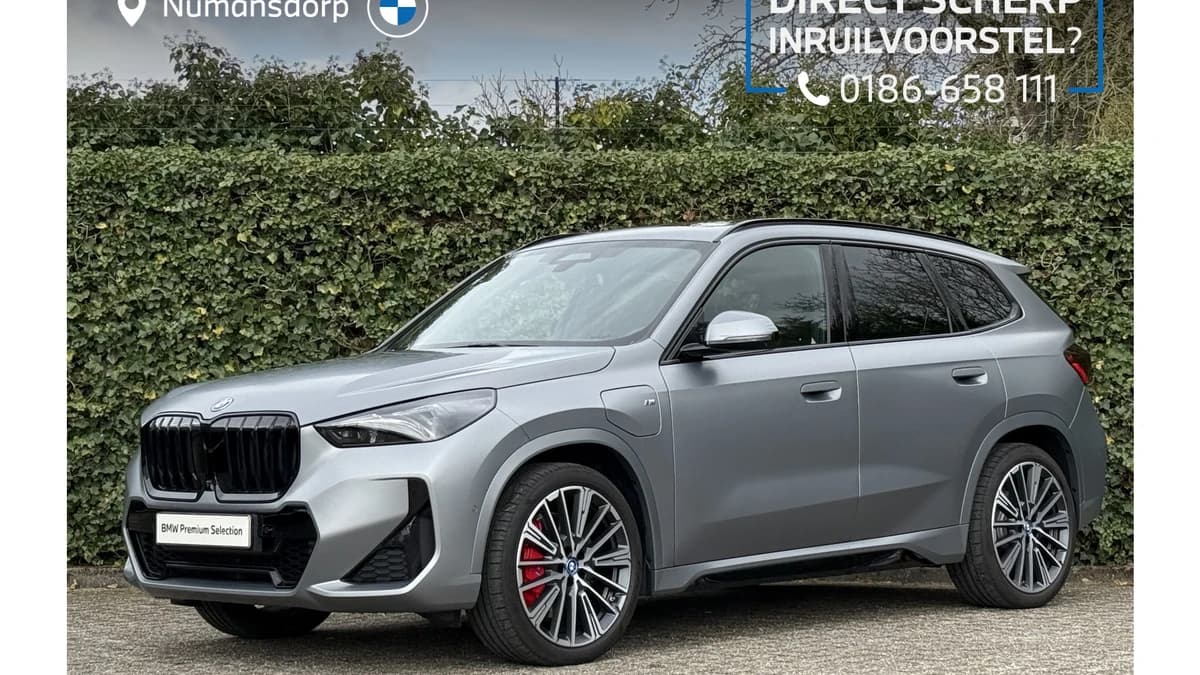 BMW X1 xDrive25e | Frozen Pure Grey | M-Sport Pro | 20'' | Panorama | Harman/Kardon | Driv. Ass. Prof. | Stuur + Stoelverw. | Elek. Trekhaak — foto 1