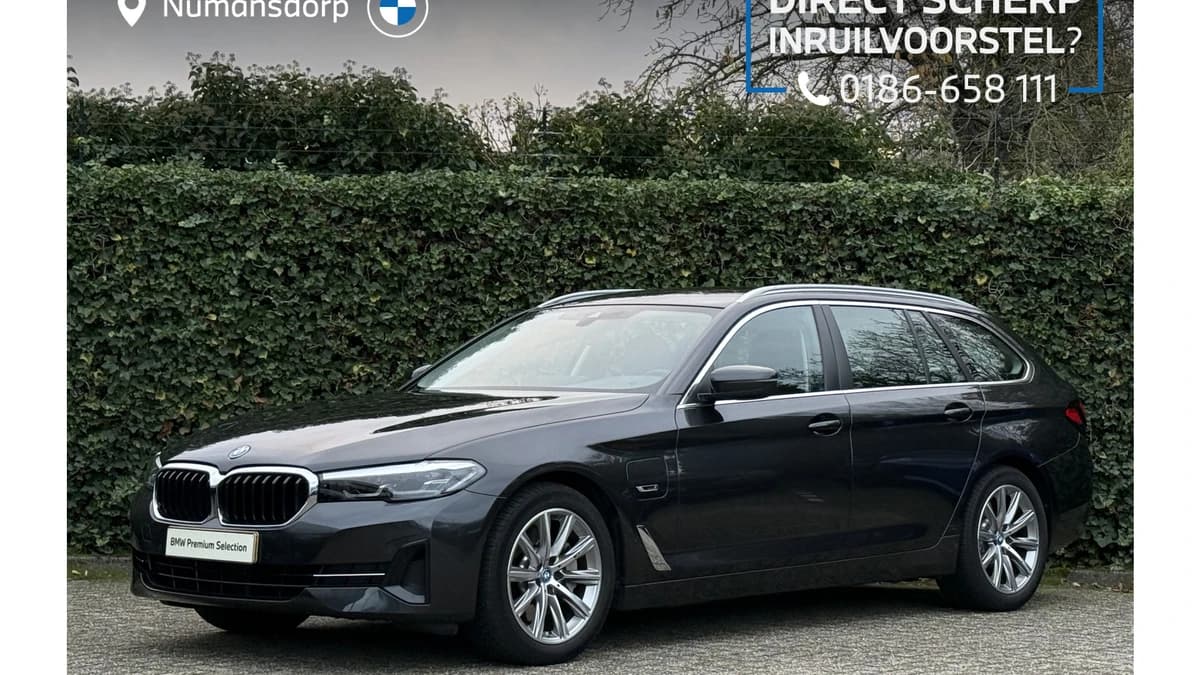 BMW 5 Serie Touring 530e | Business | Navi Prof | 3 zone Airco | Stoelverw. | Sportstoelen — foto 1