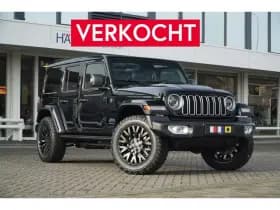 Jeep Wrangler Unlimited 4xe 380 Sahara I Sky One I 4 JAAR GARANTIE I NW. MODEL