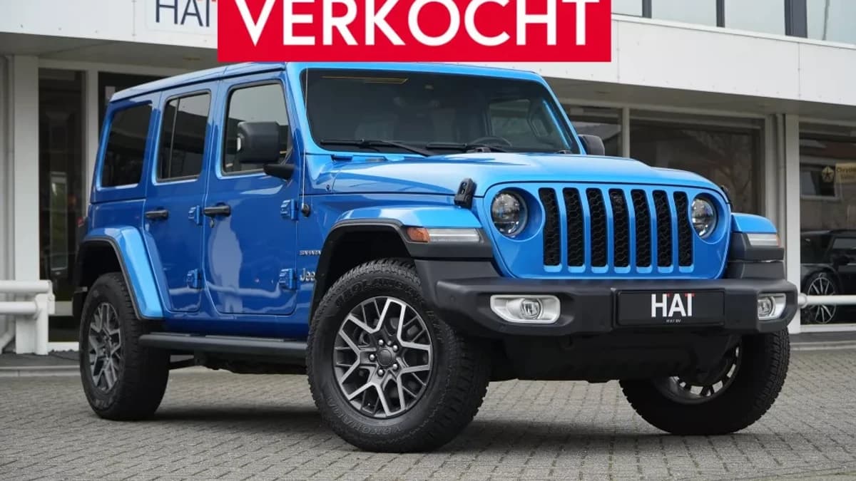 Jeep Wrangler Unlimited 4xe 380 Sahara I ACC I Spec. kleur I 9300km I — foto 1